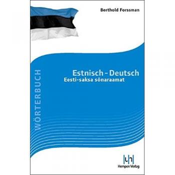 Wörterbuch Estnisch-Deutsch Eesti-saksa sonaraamat