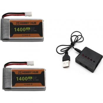 3.7V 1400mAh Rechargeable Battery for KY601S Syma X5 Quadcopter