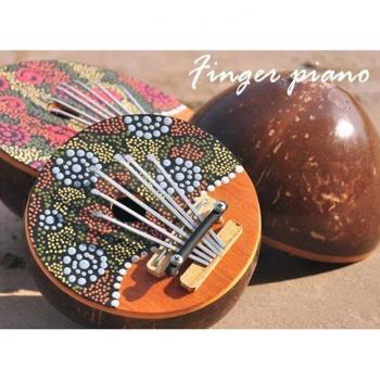 7-Key Tunable Kalimba Coconut Shell Musical Instrument