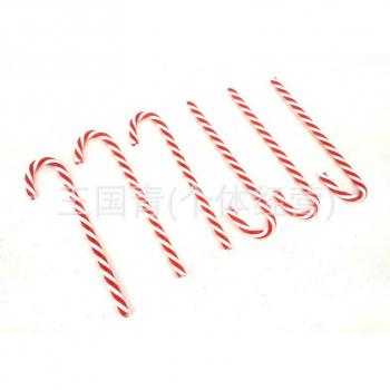 Festive Red and White Decorative Tree Pendants