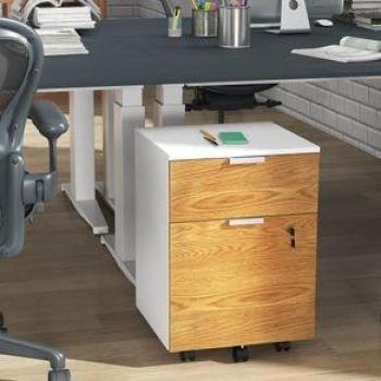 Bureau Mobile à Tiroirs HOMCOM