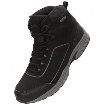 Men's Ramble Softshell Walking Boots by Mountain Warehouse - Charcoal/Black - UK Size 13