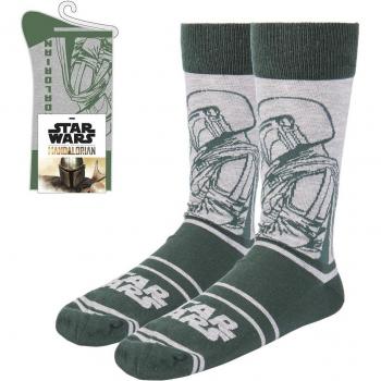 Socken im Mandalorian-Stil für Erwachsene Weiß