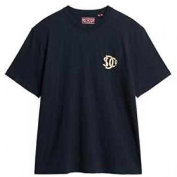 Maglia a Maniche Corti Superdry Merchant Nera XL