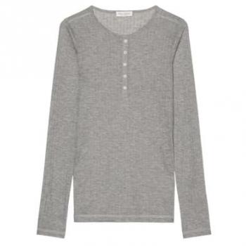 Marc O'Polo Henley-Shirt grau S