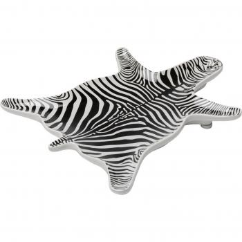 Kare Design Zebra Dekoschale, 21x15cm, Porzellan