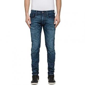 Replay Anbass, Para Hombre, Azul (Blue Denim 9), W32/L32