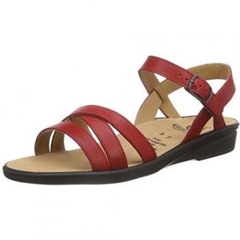 Ganter SONNICA, Weite E - Sandalias Mujer, Rojo - Rot (red 4000)