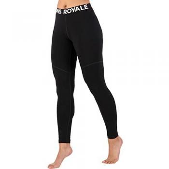 Pantalón Flex Merino Cascade de Mons Royale en Negro