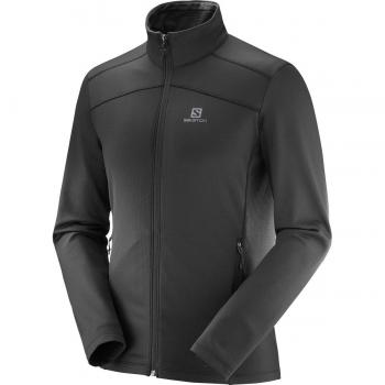 Salomon Discovery LT FZ M Herren Fleece – Blau (Fiery Red)