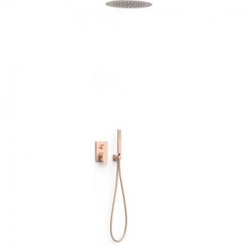 Grifo Empotrado Rapid-Box Ducha Oro Rosa Mate