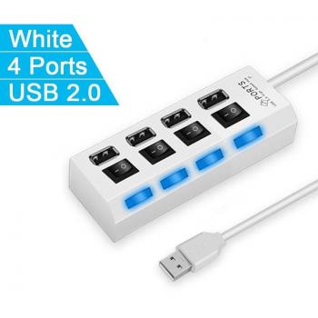 Répartiteur USB 4 Ports Haute Vitesse