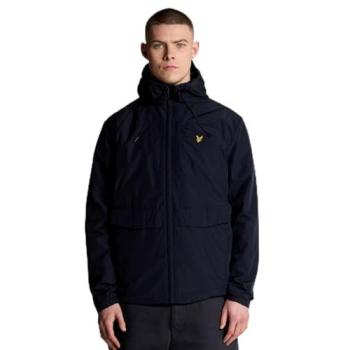 Navy Lyle & Scott Lightweight Hooded Zip‑Through – Size 42 Regular