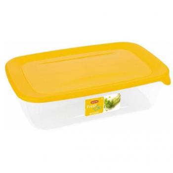 Contenitore alimentare 'fresh&go' 2l giallo trasparente - Curver