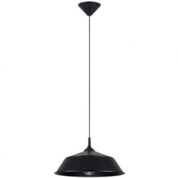 Sollux Frika Hanglamp Zwart 34x74cm E27