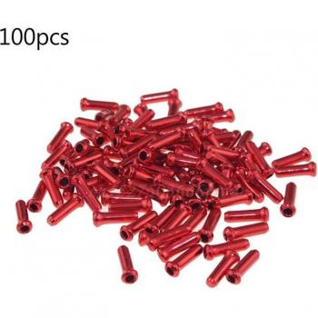 100pcs Aluminum Bicycle Brake Cable End Caps