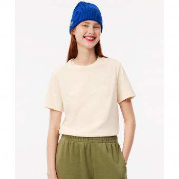 Camisa Lacoste Femme Algodón Punto Jerseys Manga Corta