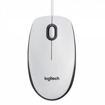 Logitech M100 Mus - Vit - EMEA