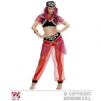 Widmann-WDM70372 Costume Adulto Donna, Nero Rosso, WDM70372