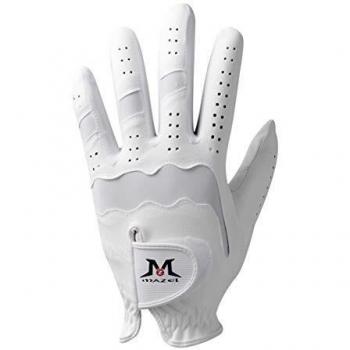 MAZEL Golfer's All Weather Golf Glove (White, M)