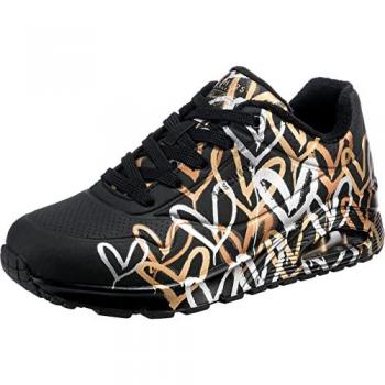 Skechers Love Metallic Sneaker Black