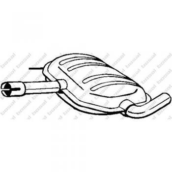 BOSAL 233-487 Silenciador intermedio