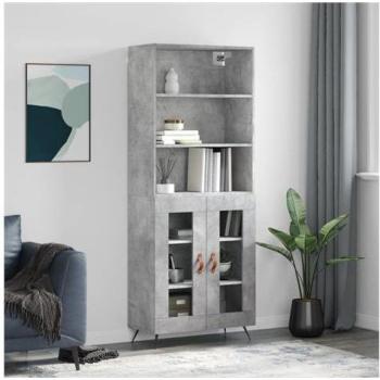 Credenza Marmorata Grigia 70x34 cm in legno composito