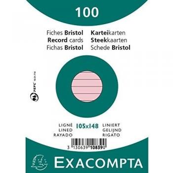Schede Di Valutazione 205 g/m² 100x – Exacompta