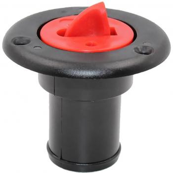 Black Nylon 38mm 1.5 Fuel Gas Deck Filler with Red Cap