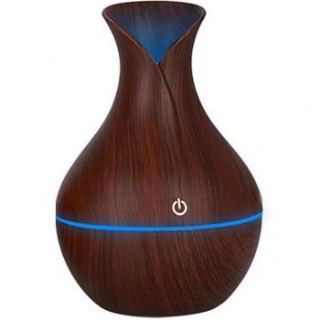 USB‑Luftbefeuchter Mini – Holz Maserung & Aromatherapie
