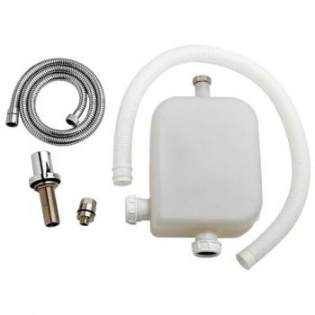 Contemporary Chrome Shower Deck Kit 335mm x 220mm