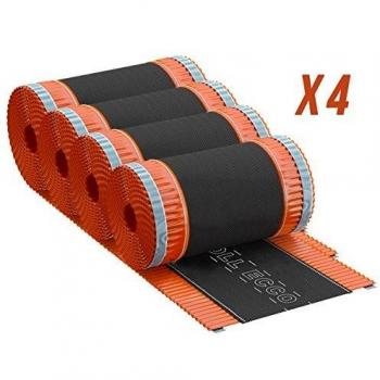 Closoirs de faîtage souples ventilés en aluminium ROLL ECCO 240mmx5Ml