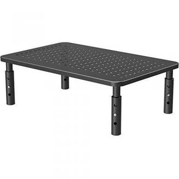 AirMesh HeightAdjuster – Premium 3‑Tier PC Stand