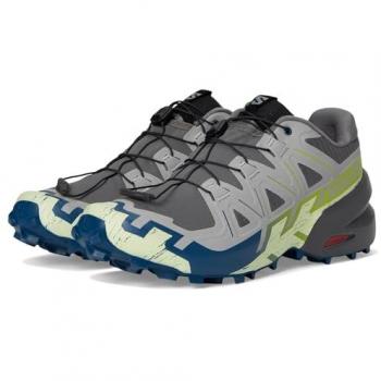 Salomon Menns Speedcross 6 Castlerock/Lime Cremen Poseidon