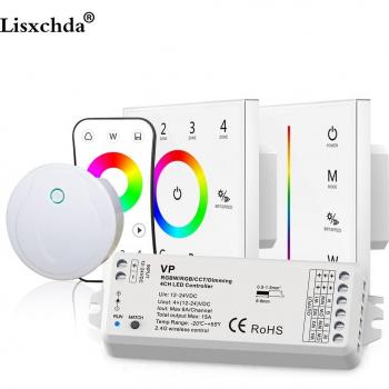 4-Channel RGBW LED Controller with RF 2.4G and Wifi Remote for DC12-24V RGB/RGBW LED Strips