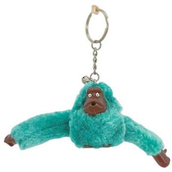 Porte-clés Orang-outan en Fourrure Vert Clair
