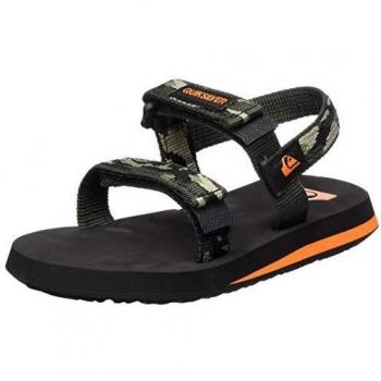 Monkey Camouflage Flip‑Flops for Toddlers – Black