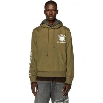 Sudadera con capucha Diesel para hombre - S-GINN-HOOD-K21
