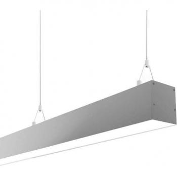 Lámpara colgante LEDBOX SERK DUAL 28W 120cm regulable + mando blanco
