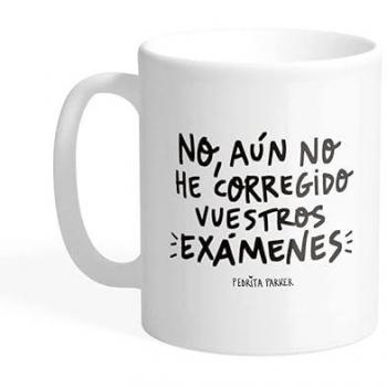 PEDRITA TAZA PEDRITA PARKER PROFE EXAMENES TAZAS