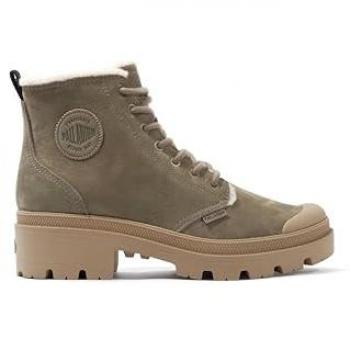 Palladium Stivali Pallibase Nubuck Zip Verde Oscuro EU 41