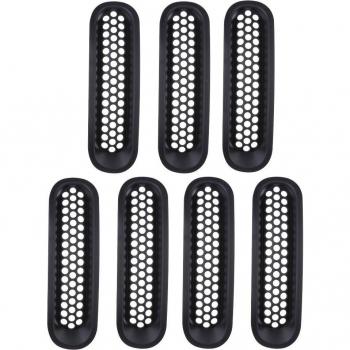Grille métallique personnalisée Jeep Wrangler 2007 – Pack 7 éléments