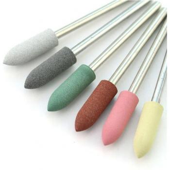 Silicone Nail Drill Bit Set - 6 Pieces