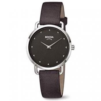 Boccia Damen Quarzstil Uhr 404TT331404 – mit Lederarmband