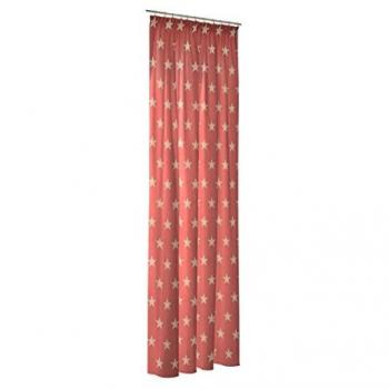 Wirth Gardine FELINO Jacquard Rot