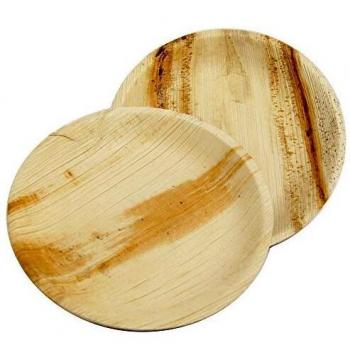 Vegware Palm Leaf Round Plates 7 Inch (Pack of 25)