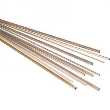 Brass U Profile 500 x 4 x 4 mm