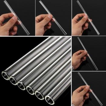 Reusable Clear Glass Straws
