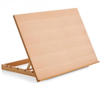Chevalet de table en bois A2 réglable Danube - Colart et Winsor & Newton - 49 x 75 cm - Marron