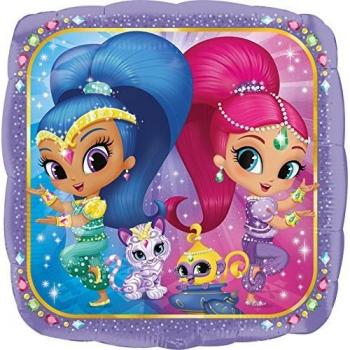 Shimmer en Shine Folieballon Leeg 43cm